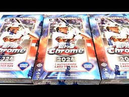 NEW RELEASE!  2024 TOPPS CHROME UPDATE HOBBY BOXES!