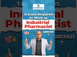 🌏 Work as a Pharmacist Abroad – No Exam Required! ✅ #shorts #drakramahmad #pharmacist