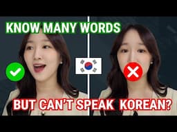 How to Speak 100% Real Korean like a native🇰🇷 | You Can Use Right Away in Korea | Learn Korean [CC]