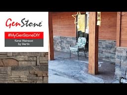 GenStone VS Natural Stone 🏚🔜🏠 Which One is Easier? #mygenstonediy