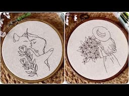 Embroidery compilation || Embroidery video || Embroidery for Beginners - Let’s Explore