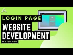 Front end web development tutorial for beginners | How to create a website? [ login page ]