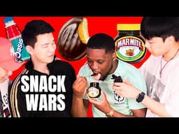 Korean/UK Rappers Try British Snacks