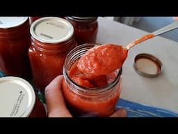 Oven Roasted Tomato Sauce~Easy, No Peel, Freezer Method!