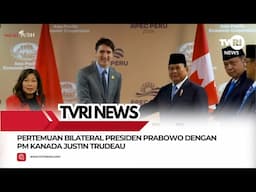 Pertemuan Bilateral Presiden Prabowo dengan PM Kanada Justin Trudeau