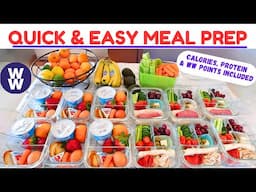 QUICK & EASY MEAL PREP | BREAKFAST BENTOS | ADULT LUNCHABLES | WW POINTS, CALORIES  & PROTEIN