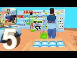 My Supermarket Simulator - Gameplay Walkthrough Part 5 - Shop Level 12 (iOS, Android)