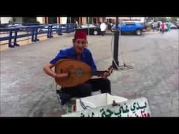 Street Singer in Beirut Achrafieh