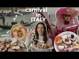 How we celebrate Carnival in Italy 🎭