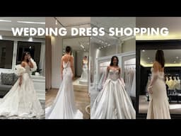 Come WEDDING DRESS SHOPPING with me in NYC! kleinfeld, kim kassas, vera wang (wedding series ep. 5)