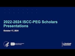 2022-2024 ISCC-PEG Scholars Presentations