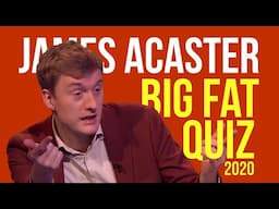 James Acaster on Big Fat Quiz 2020