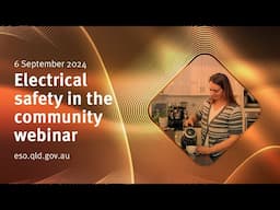 Electrical Safety Fortnight 2024 - Electrical safety in the community webinar