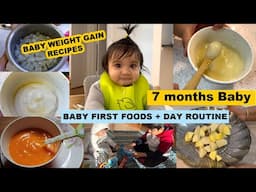 What My 7 Months Old Baby Eat in a Day~6-7 Months Baby's First Food + Baby  Daily Routine