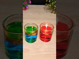 DIY water candle for Diwali decorations/water lamp making #viralshort #Diwali