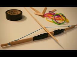 How To Make A Popsicle Stick Bow And Arrow