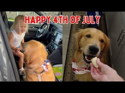 VLOG | Fourth of July with my golden retriever!