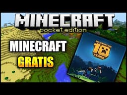 MINECRAFT GRATIS!....| MINECRAFT POCKET EDITION | 10 AÑOS DE MINECRAFT