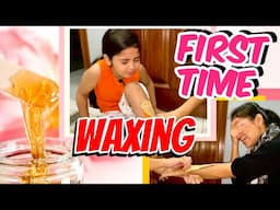 Aayat Arif || Waxing First Time || vlog