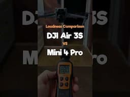 HOW LOUD? Air 3S vs Mini 4 Pro