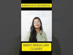 ENGLISH GRAMMAR CLASS || IMPERATIVE SENTENCES | Competitive Exam