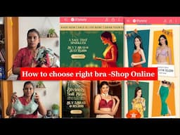 🔴Secret Every Women should Learn-How to choose Right Bra|How to buy Bra Online @Shyawayshop