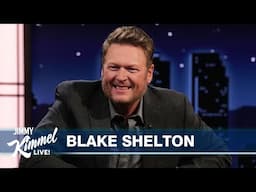 Blake Shelton on Releasing Music at Same Time as Wife Gwen Stefani & Embarrassing Bike Photo in Rome