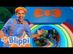 Blippi's Playhouse | Classic Blippi Adventures | Vehicle Videos for Kids | Moonbug Kids