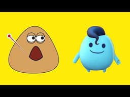 POU vs TAMAGOTCHI - Pou conoce a un nuevo Tamagotchi adolescente.