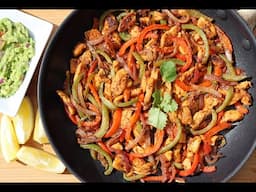 Quick and EASY Chicken Fajitas Recipe