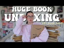 HUGE book unboxing haul 📦💌 20+ books!