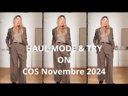 HAUL MODE COS & TRY ON, novembre 2024, Fall fashion COS, gros coup de cœur pour ces pièces 🍂🤎