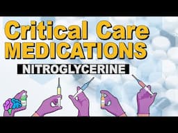 Nitroglycerine (Tridil) - Critical Care Medications