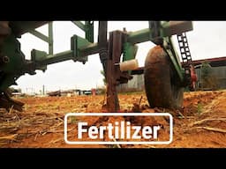 Putting FERTILIZER down for pumpkins| Strip-tilling| Vlog14