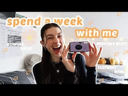 weekly vlog | monthly reset, hauls & bonfire night 🎆