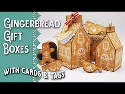 Gingerbread Gift Boxes & Tags Tutorial