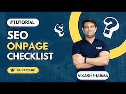 Complete On-page SEO Checklist 2024 | SEO Tutorial 2024 #seo