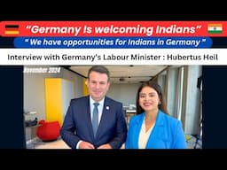 Germany Labour Minister sharing Study and Job Opportunities for Indians in Germany