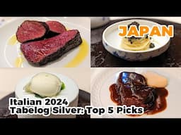 No. 1 in Japan? Latest in 2024! 5 Italian Tabelog Silver selections!