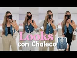 8 Ideas de Outfits Usando un Chaleco 🎀✨| Ideas de Moda