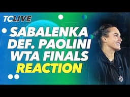 Aryna Sabalenka Remains Undefeated At The 2024 WTA Finals With Win Over Paolini | TC Live