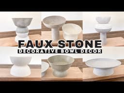 Quick And Easy DIY Decor: How To Get The Trendy Faux Stone Look!