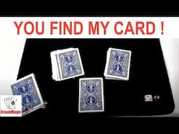 You Find My Lucky Card - Card Trick Performance