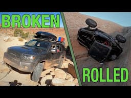 Broken Toyota And Rolled SxS