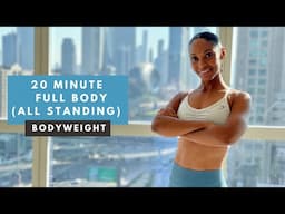 Full body & Cardio Standing Workout - BODY WEIGHT | Cardio & Conditioning