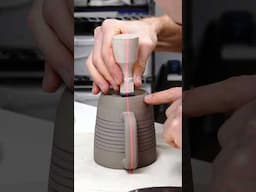 Making a Mug in 60 seconds #pottery