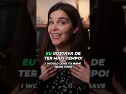 How to say I WISH in Portuguese #shorts