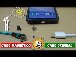 🔌 Cabo de Carregamento Magnético: PROTEJA SEU CELULAR e Evite Desgaste! 💥 | Review Completo