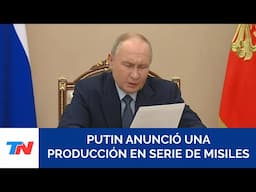 GUERRA RUSIA - UCRANIA: Putin ordenó una "producción en serie" de misiles hipersónicos "Oreshnik"