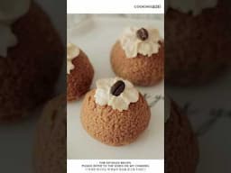 커피향과 함께하는 즐거운 시간! [커피 쿠키슈 Coffee Choux Au Craquelin, Cream Puffs] #Shorts #Baking